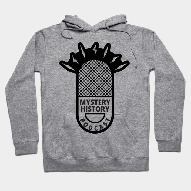 MHP Microphone Hoodie by Mystery History Podcast